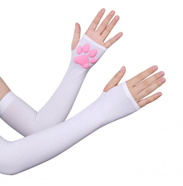 DIRTY - 3D Cat Paw Sleeves (White) DIRTY - 3D Cat Paw Sleeves (White)